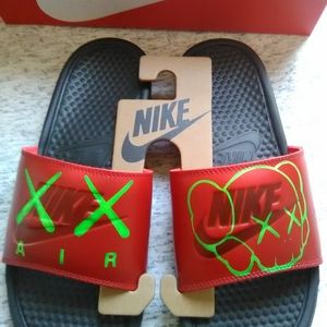 sold ! Nike slides $andles custom kaws